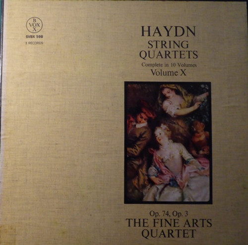 Joseph Haydn, The Fine Arts Quartet - String Quartets Volume X - VoxBox - SVBX 598 - 3xLP 2269099183