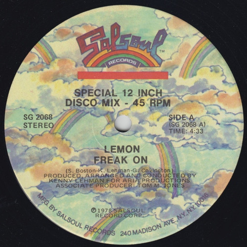 Lemon - Freak On - Salsoul Records - SG 2068 - 12" 2360538961