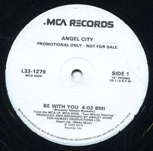 Angel City (2) - Be With You - MCA Records - L33-1279 - 12", Promo 2255701423