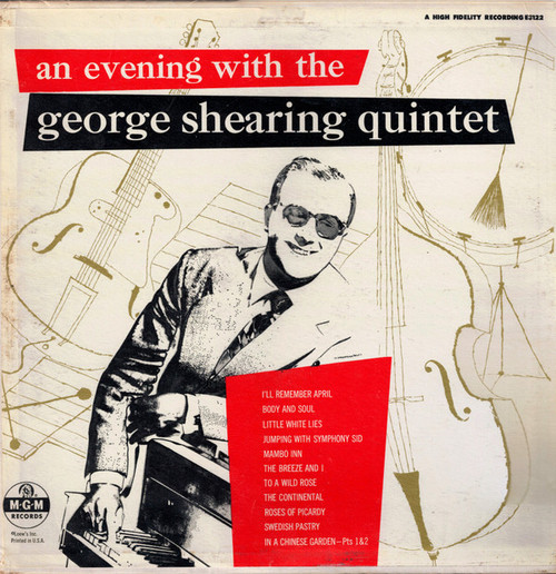 The George Shearing Quintet - An Evening With The George Shearing Quintet - MGM Records - E3122 - LP, Comp 2281536133