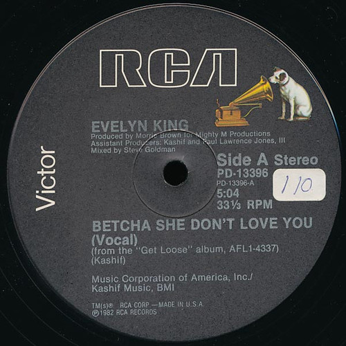 Evelyn King - Betcha She Don't Love You - RCA Victor - PD-13396 - 12" 2356064470