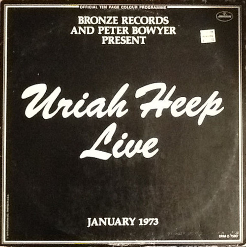 Uriah Heep - Uriah Heep Live - Mercury, Bronze - SRM-2-7503 - 2xLP, Album, Gat 2312427430