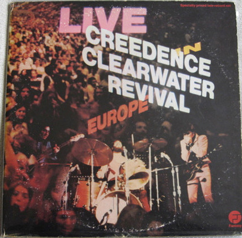 Creedence Clearwater Revival - Live In Europe - Fantasy - CCR-1 - 2xLP, Album, Ter 2283217738