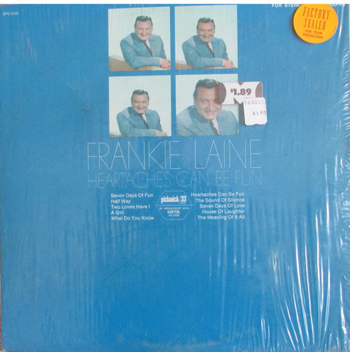 Frankie Laine - Heartaches Can Be Fun - Pickwick/33 Records - SPC-3151 - LP, Album 2351007826