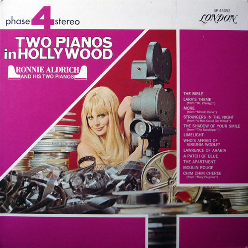 Ronnie Aldrich And His Two Pianos - Two Pianos In Hollywood - London Records - SP 44092 - LP, Album, Gat 2371807825