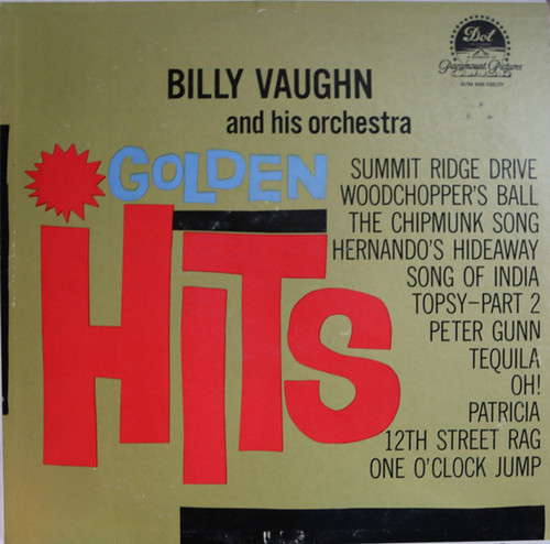 Billy Vaughn And His Orchestra - Golden Hits - Dot Records - DLP 3201 - LP, Album, Mono 2351280004