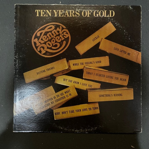 Kenny Rogers - Ten Years Of Gold - United Artists Records, United Artists Records - UA-LA835-H, L0-835 - LP, Album 2276925718