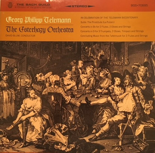 Georg Philipp Telemann - David Blum and the The Esterhazy Orchestra - The Bach Guild - BGS70695 - LP 2380372837