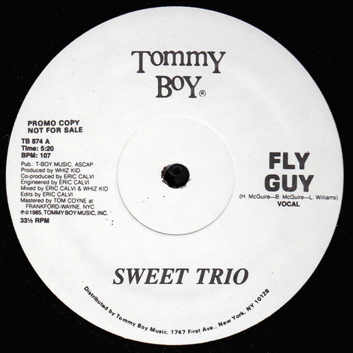Sweet Trio - Fly Guy - Tommy Boy - TB 874 - 12", Promo 2390273479