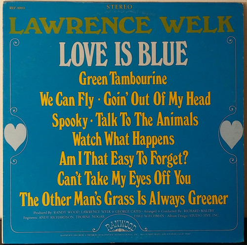 Lawrence Welk - Love Is Blue - Ranwood - RLP-8003 - LP, Album 2249219710