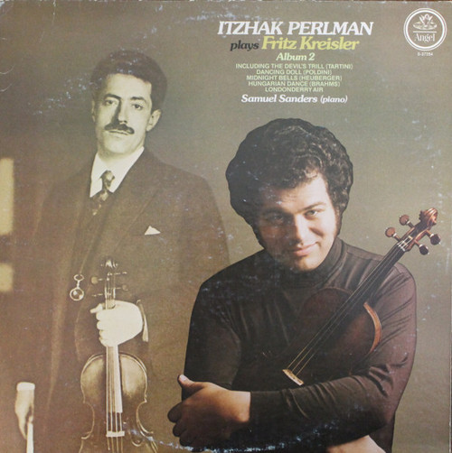 Itzhak Perlman - Itzhak Perlman Plays Fritz Kreisler, Album 2 - Angel Records - S-37254 - LP, Quad, RP 2379147481