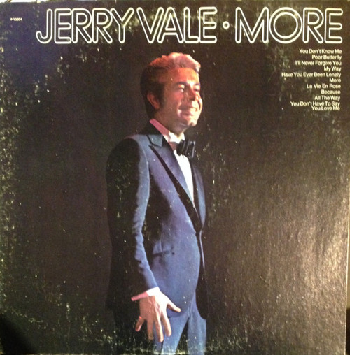 Jerry Vale - More - Columbia Special Products - P 13304 - LP, Comp, RE 2355360424