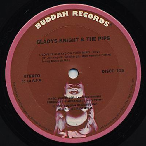 Gladys Knight And The Pips - Love Is Always On Your Mind - Buddah Records - DISCO 115 - 12", Single, Promo 2272622071
