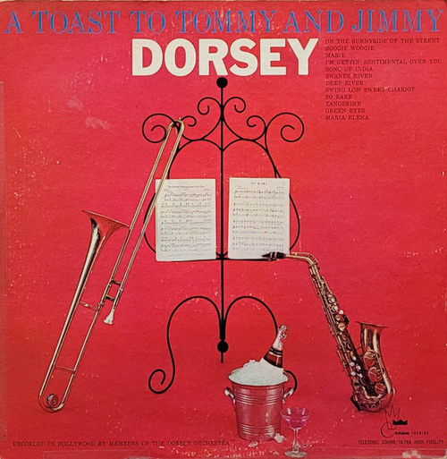 Members Of The Dorsey Orchestra - A Toast To Tommy And Jimmy Dorsey - Crown Records (2), Crown Records (2) - CLP 5047 , 5047 - LP, Album, Mono 2287134385