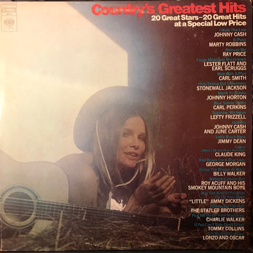 Various - Country's Greatest Hits - Columbia - GP 9 - 2xLP, Comp 2367723781