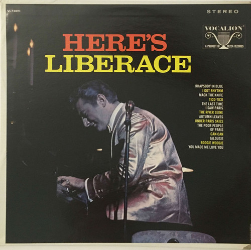 Liberace - Here's Liberace - Vocalion (2) - VL 73821 - LP, Album 2249233999