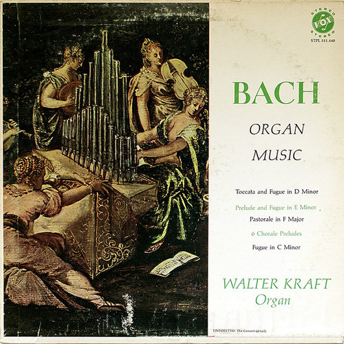 Johann Sebastian Bach, Walter Kraft - Organ Music - Vox (6) - STPL 511.440 - LP 2280166129