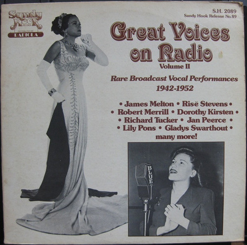 Various - Great Voices On Radio Volume ll - Sandy Hook Records, Sandy Hook Records - S.H. 2089, No. 89 - LP 2390426920