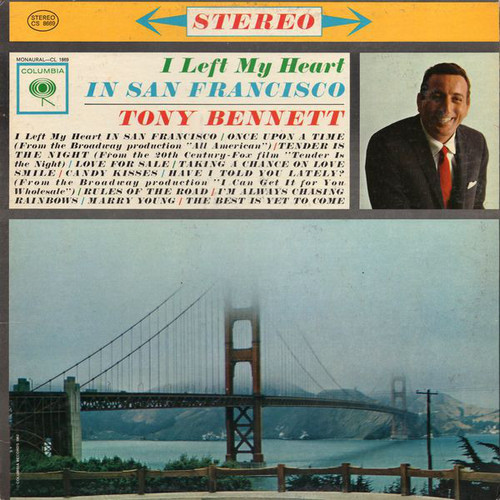 Tony Bennett - I Left My Heart In San Francisco - Columbia - CS 8669 - LP, Album 2286276370
