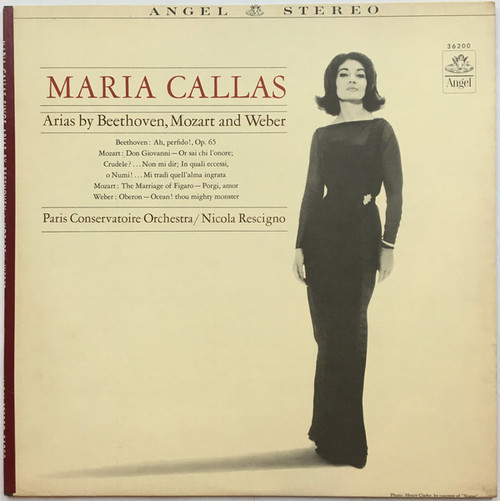 Maria Callas - Arias By Beethoven, Mozart And Weber - Angel Records - S-36200 - LP 2349478636