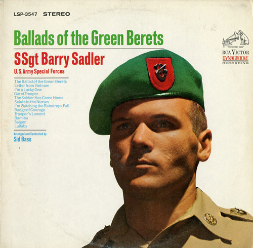 Barry Sadler - Ballads Of The Green Berets - RCA Victor, RCA Victor, RCA Victor - LSP-3547, LSP 3547, LSP-3547RE2 - LP, Album 2369992435