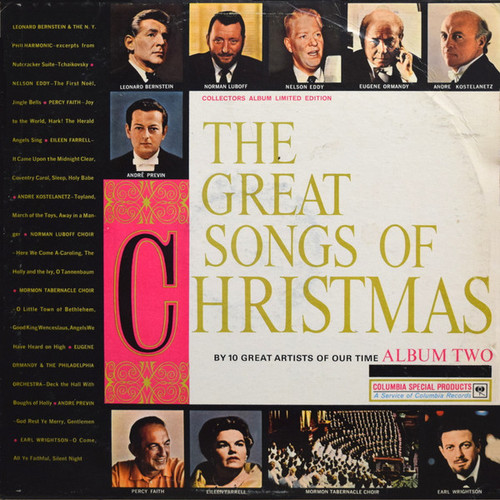 Various - The Great Songs Of Christmas Album Two - Columbia Special Products - XTV 86100 - LP, Album, Comp, Ltd 2367613966