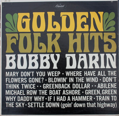 Bobby Darin - Golden Folk Hits - Capitol Records - T 2007 - LP, Album, Mono 2264390713
