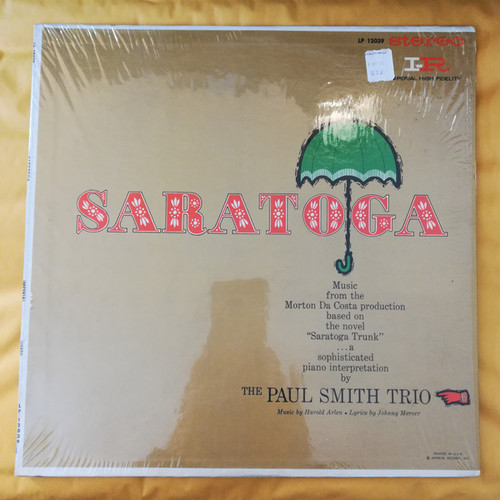 The Paul Smith Trio - Saratoga The Broadway Musical Production - Imperial - LP-12039 - LP, Album 2350888804