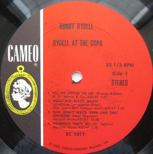 Bobby Rydell - Rydell At The Copa - Cameo - SC 1011 - LP, Album 2395169959