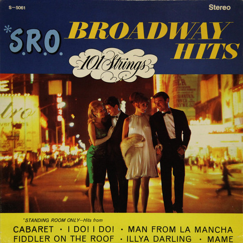 101 Strings - S.R.O. Broadway Hits - Alshire - S-5061 - LP, Album 2316277444