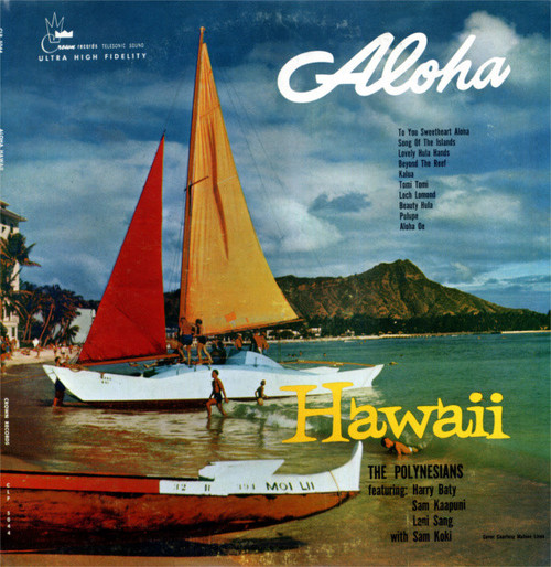 The Polynesians - Aloha Hawaii - Crown Records (2), Crown Records (2) - CLP 5044, 5044 - LP, Mono 2287628875