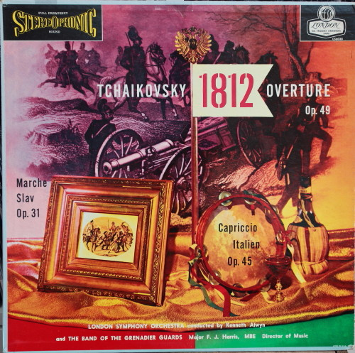 Pyotr Ilyich Tchaikovsky, Kenneth Alwyn, The London Symphony Orchestra - 1812 Overture ¬∑ Capriccio Italien ¬∑ Marche Slave - London Records - CS 6038 - LP, Album 2289786010