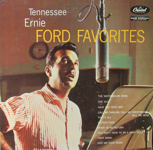 Tennessee Ernie Ford - Favorites - Capitol Records - T-841 - LP, Comp, Mono, RP 2355179449