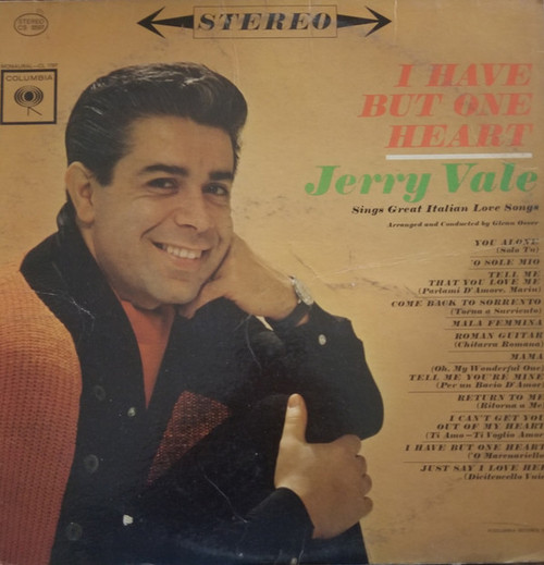 Jerry Vale - I Have But One Heart - Columbia - CS 8597  - LP, Album, Pit 2357521594