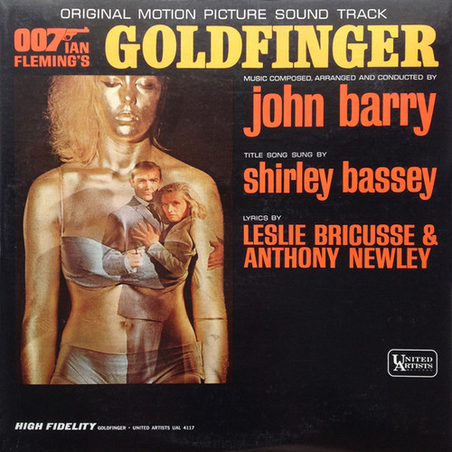 John Barry - Goldfinger (Original Motion Picture Soundtrack) - United Artists Records - UAL 4117 - LP, Album, Mono, Pit 2263455883