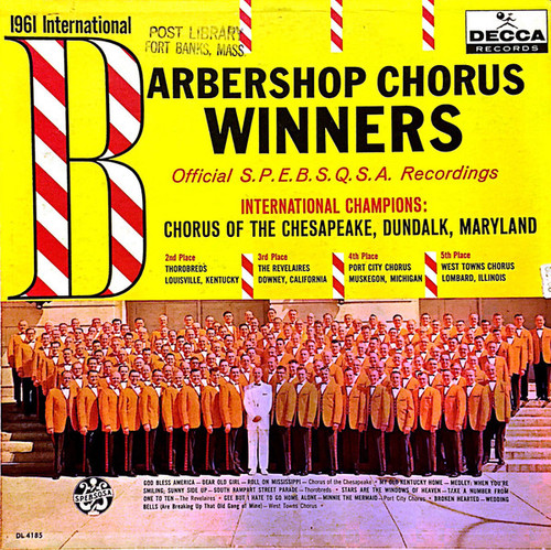 Various - 1961 International Barbershop Chorus Winners - Decca - DL 4185 - LP, Album 2285997280