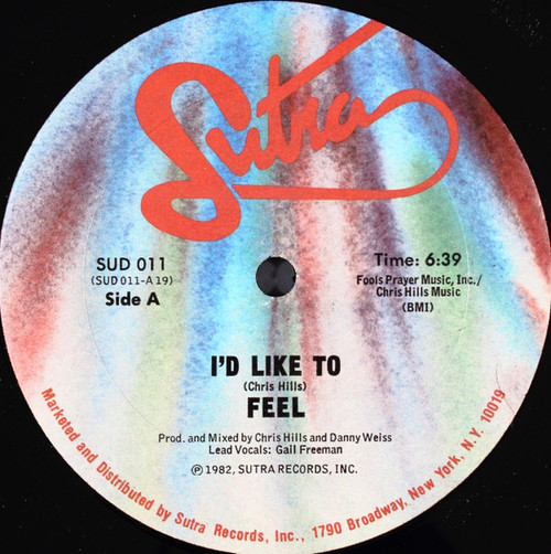 Feel (3) - I'd Like To - Sutra Records - SUD 011 - 12" 2287008781
