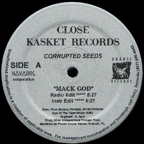 Corrupted Seeds - Mack God - Anansi Records, Close Kasket Records - AR 35630, none - 12" 2312282785