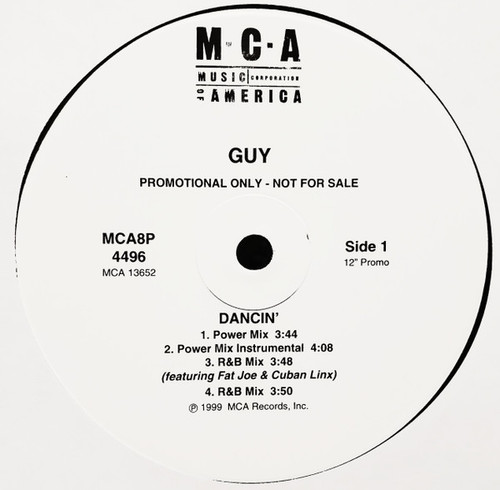 Guy - Dancin' - MCA Records - MCA8P 4496 - 12", Promo 2277026695