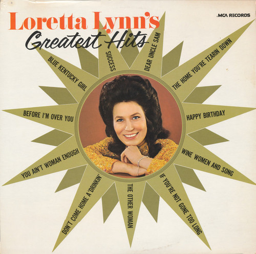 Loretta Lynn - Loretta Lynn's Greatest Hits - MCA Records - MCA-2341 - LP, Comp, Club, RE 2349557008