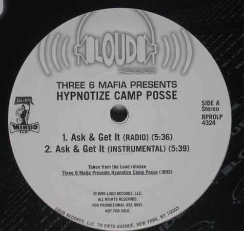 Hypnotize Camp Posse - Ask & Get It - Loud Records - RPROLP 4324 - 12", Promo 2387580502