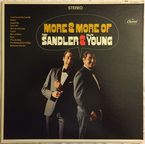Sandler & Young - More & More Of Tony Sandler & Ralph Young - Capitol Records - ST 2802 - LP, Album 2249257186