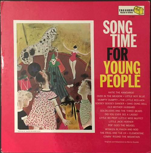 Marion Rosette - Song Time For Young People - Treasure (3) - LP 402 - LP, Album 2287569016