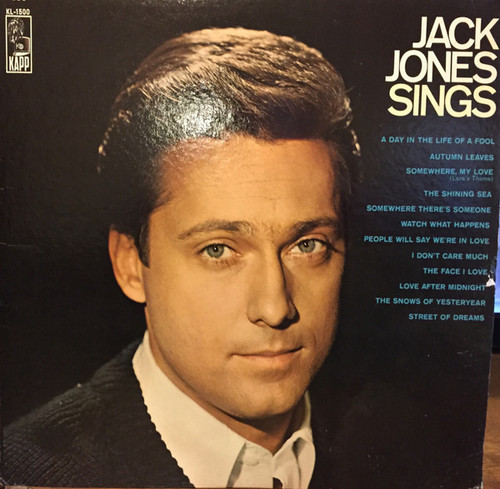 Jack Jones - Jack Jones Sings - Kapp Records - KL-1500 - LP, Album, Mono 2367609241