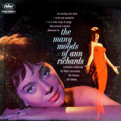 Ann Richards - The Many Moods Of Ann Richards - Capitol Records, Capitol Records - T-1406, T1406 - LP, Album, Mono 2280310093