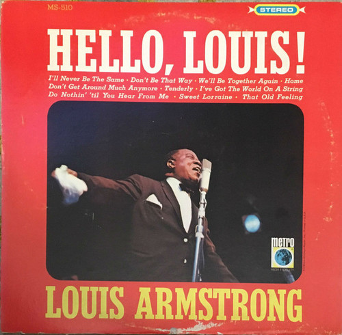 Louis Armstrong - Hello, Louis! - Metro Records - MS 510 - LP, Comp 2367553495