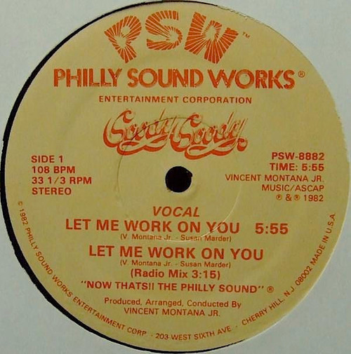 Goody Goody - Let Me Work On You - Philly Sound Works - PSW-8882 - 12" 2446475150