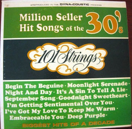 101 Strings - Million Seller Hit Songs Of The 30's - Stereo-Fidelity - SF-21000 - LP, Album 2485709129