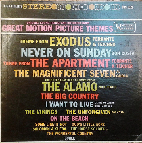 Various - Original Sound Tracks And Hit Music From Great Motion Picture Themes - United Artists Records - UAS 6122 - LP, Comp 2503009988