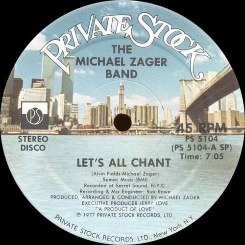The Michael Zager Band - Let's All Chant / Love Express - Private Stock - PS 5104 - 12" 2473108517